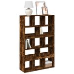 vidaXL Bibliothèque chêne fumé 100x33x156 5 cm bois d'ingénierie