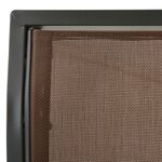 vidaXL Balancelle de jardin avec auvent Café