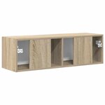 vidaXL Meuble TV mural Sonoma 60 x 31 x 29.5 cm Bois d'ingénierie