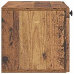 vidaXL Meuble TV mural Bois ancien 59 5 x 31 x 30 cm Bois d'ingénierie