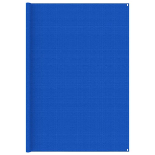 vidaXL Tapis de tente 250x300 cm Bleu