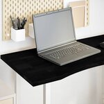 vidaXL Dessus de bureau marron foncé bois chêne massif rectangulaire