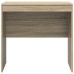 vidaXL Bureau Chêne sonoma 80 x 50 x 76 cm Bois d'ingénierie