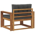 vidaXL Sofa de milieu extérieur Naturel