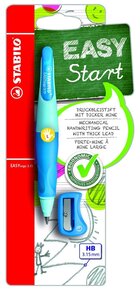 Porte mines EASYergo 3.15 Gaucher + 1 taille-crayon bleu clair / bleu foncé STABILO