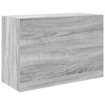 vidaXL Armoire murale de bain sonoma gris 60x25x40cm bois d'ingénierie