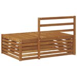 vidaXL Canapé d'extérieur extrémité Naturel 115 x 83 x 73 cm