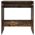 vidaXL Bureau Chêne fumé 77 5 x 43 x 79 cm Bois d'ingénierie