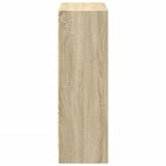 vidaXL Bibliothèque Chêne sonoma 40x24x75 cm Bois d'ingénierie