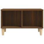 vidaXL Table basse Chêne marron 60x50x36 5 cm Bois d'ingénierie