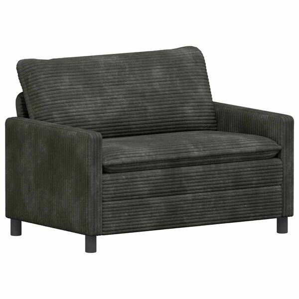 vidaXL Canapé Anthracite 126 x 81 x 87 5 cm Polyester