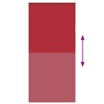vidaXL Store enrouleur occultant rouge largeur du tissu 105 7 cm