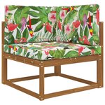 vidaXL Coussin de canapé d'extérieur 3 Pièces coloré Polyester