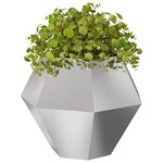 vidaXL Jardinière Argent 100 x 100 x 80 cm Acier inoxydable