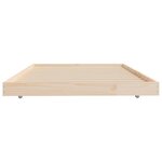 vidaXL Cadre de lit sans matelas 100x200 cm bois massif de pin