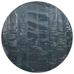 vidaXL Film solaire de piscine flottant PE 381 cm Noir et bleu