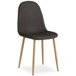 Chaise Salle à Manger Lot de 2 - Anthracite