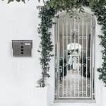 Boîte aux Lettres en Acier Inoxydable  Chance E7107  Serrure Couverte  Inox