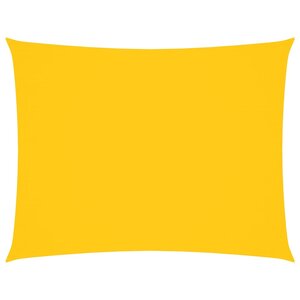 vidaXL Voile de parasol tissu oxford rectangulaire 5x7 m jaune