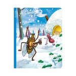 1 Cahier A5 - Pages lignées -  Les Fables de La Fontaine Modèle Aléatoire