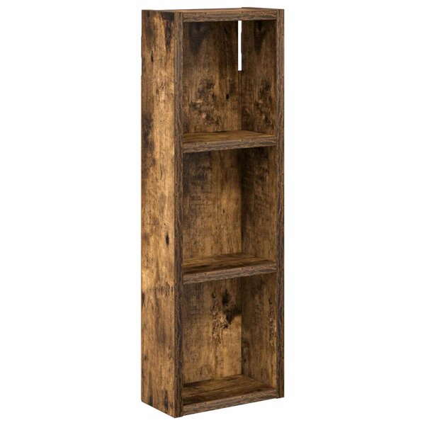 vidaXL Armoire murale de salle de bain Chêne Fumé 20 x 10 x 60 5 cm