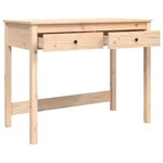 vidaXL Bureau avec tiroirs 100x50x78 cm Bois massif de pin