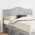 vidaXL Tête de lit Gris béton 160 cm Bois d'ingénierie