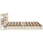 vidaXL Cadre de lit sans matelas 180x200 cm bois massif de pin