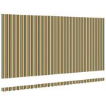 vidaXL Toile de rechange pour store banne Vert et jaune 600 × 350 cm