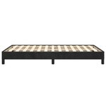 vidaXL Cadre de lit sans matelas noir 120x190 cm velours