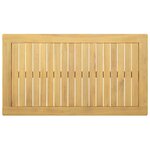vidaXL Table basse Acacia clair 90 x 50 x 36 cm Bois d'Acacia Massif