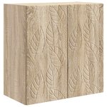 vidaXL Armoire Murale 59 x 31 x 60 cm Bois d'ingénierie Chêne Sonoma