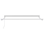 vidaXL Auvent rétractable Jaune et blanc 3 5 x 2 m