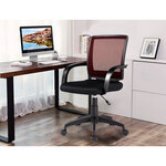 Q-connect chaise bureau rotative - Nylon maille - Max. supporte 120kg - Rouge