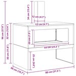 vidaXL Braise Marron 80 x 50 x 96 cm Acier résistant aux intempéries