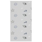 vidaXL Store enrouleur de douche 130x240 cm largeur du tissu 126 cm