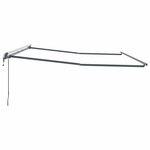 vidaXL Auvent Anthracite 4 × 3 m Métal
