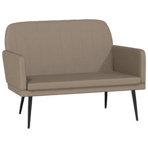 vidaXL Banc Cappuccino 107x80x81 cm Similicuir