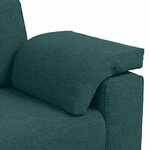 vidaXL Canapé Vert foncé 160 x 80 x 82 cm tissu