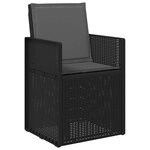 vidaXL Chaises de jardin salle à manger 2 Pièces Anthracite PP
