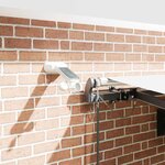 vidaXL Auvent Rétractable with Blanc 450 × 300 cm tissu