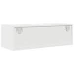 vidaXL Meubles TV 2 Pièces blanc 80x31x25 5 cm bois d'ingénierie