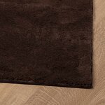 vidaXL Tapis de surface HUARTE Marron 200 x 100 cm Polyester