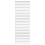 vidaXL Store zèbre blanc 80x200 cm largeur du tissu 75 9 cm polyester