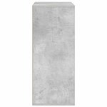 vidaXL Bibliothèque gris béton 60x30x71 5 cm bois d'ingénierie
