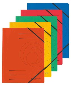 5 x Eckspanner easyorga  A4  Colorspan-Karton  weiß HERLITZ