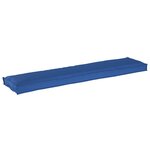vidaXL Set de coussins de palette 2 Pièces Bleu royal 180 x 40 x 8 cm