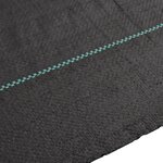 vidaXL Membrane anti-mauvaises herbes noir 1x150 m PP