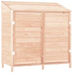 vidaXL Remise de jardin 102x52x112 cm Bois de sapin solide