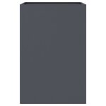 vidaXL Jardinière anthracite 52x48x75 cm acier